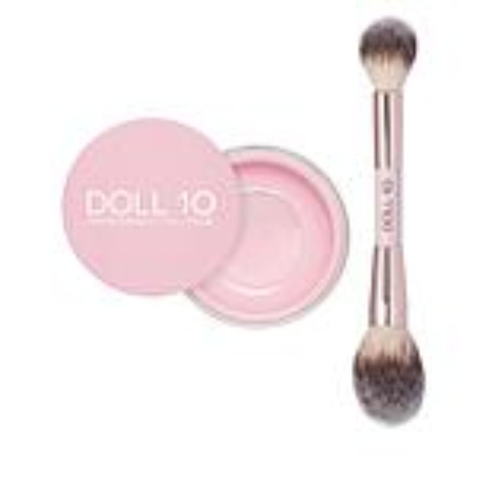 Doll 10 Pink Power Brightening Powder & Brush